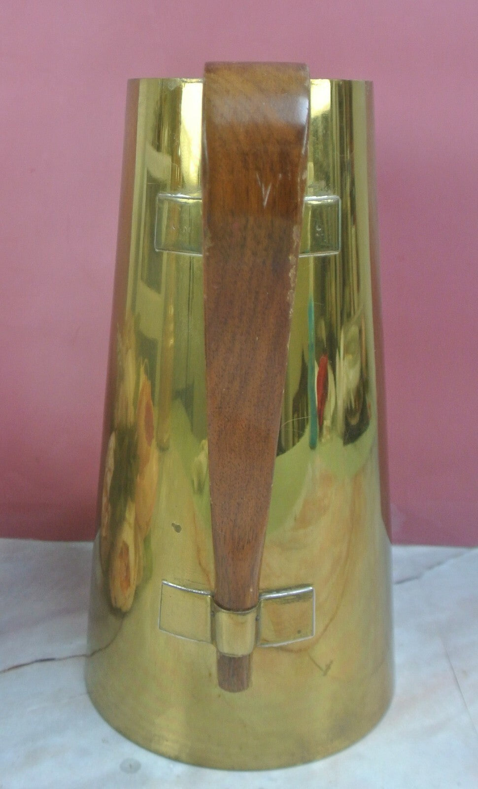 Dorlyn Silversmiths Brass Tea Pot by Tommi Parzinger NO LID-