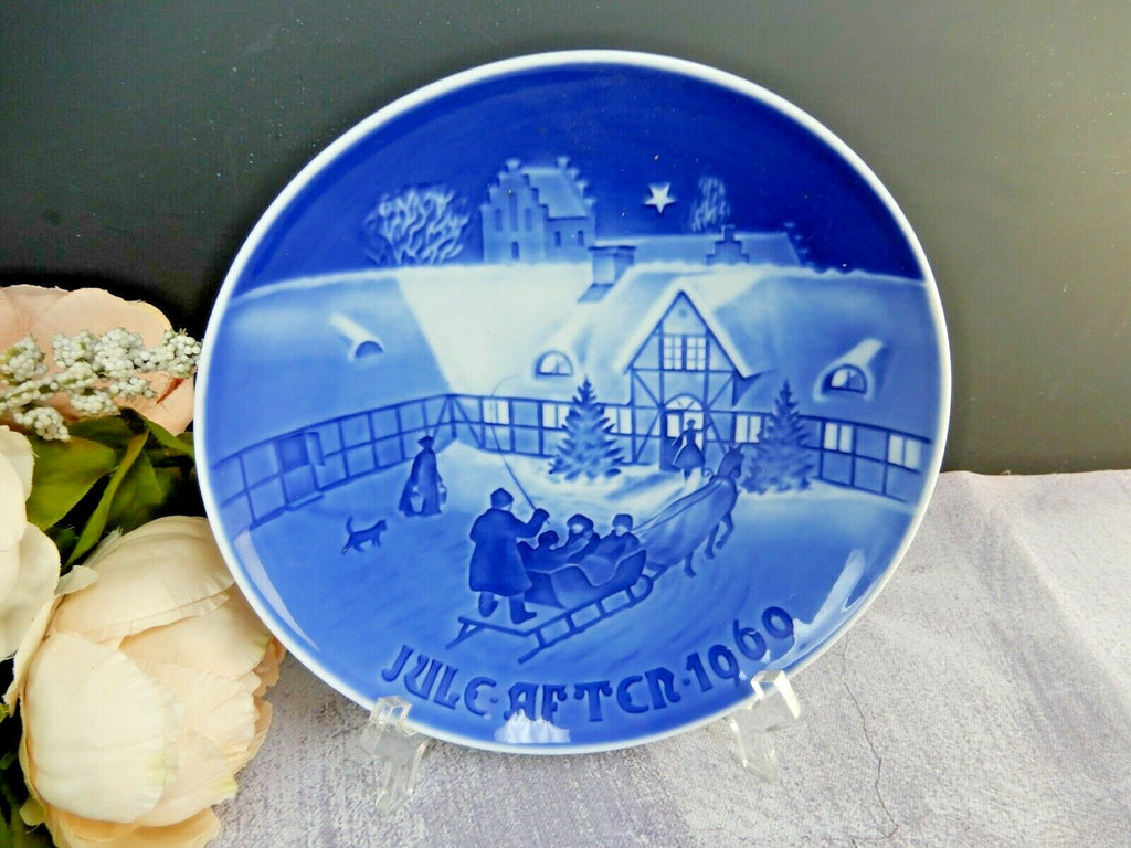 Set Of 5 Bing & Grondahl 1969, 1972-1975 Annual Christmas Decorative Plates