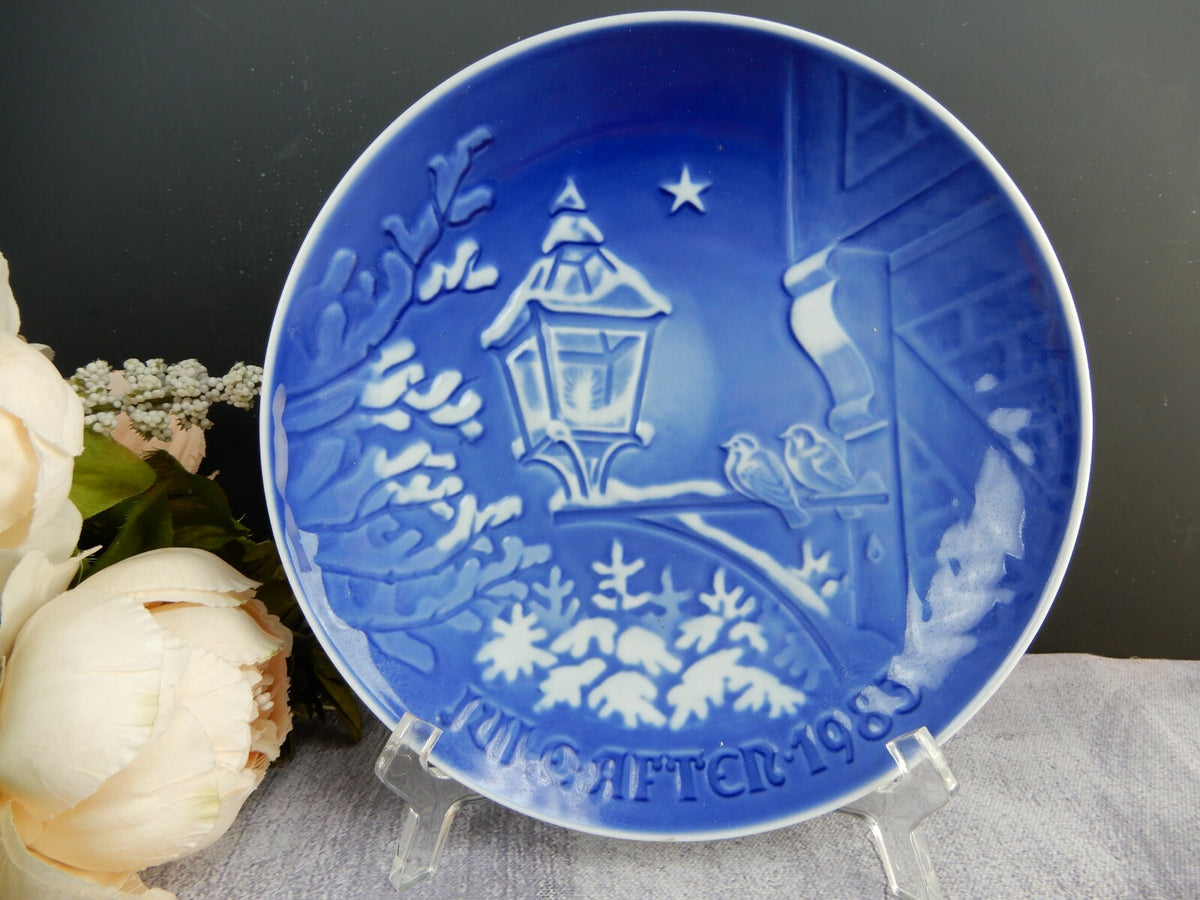 Set Of 5 Bing & Grondahl 1980-84 Annual Holiday Christmas Decorative Plates