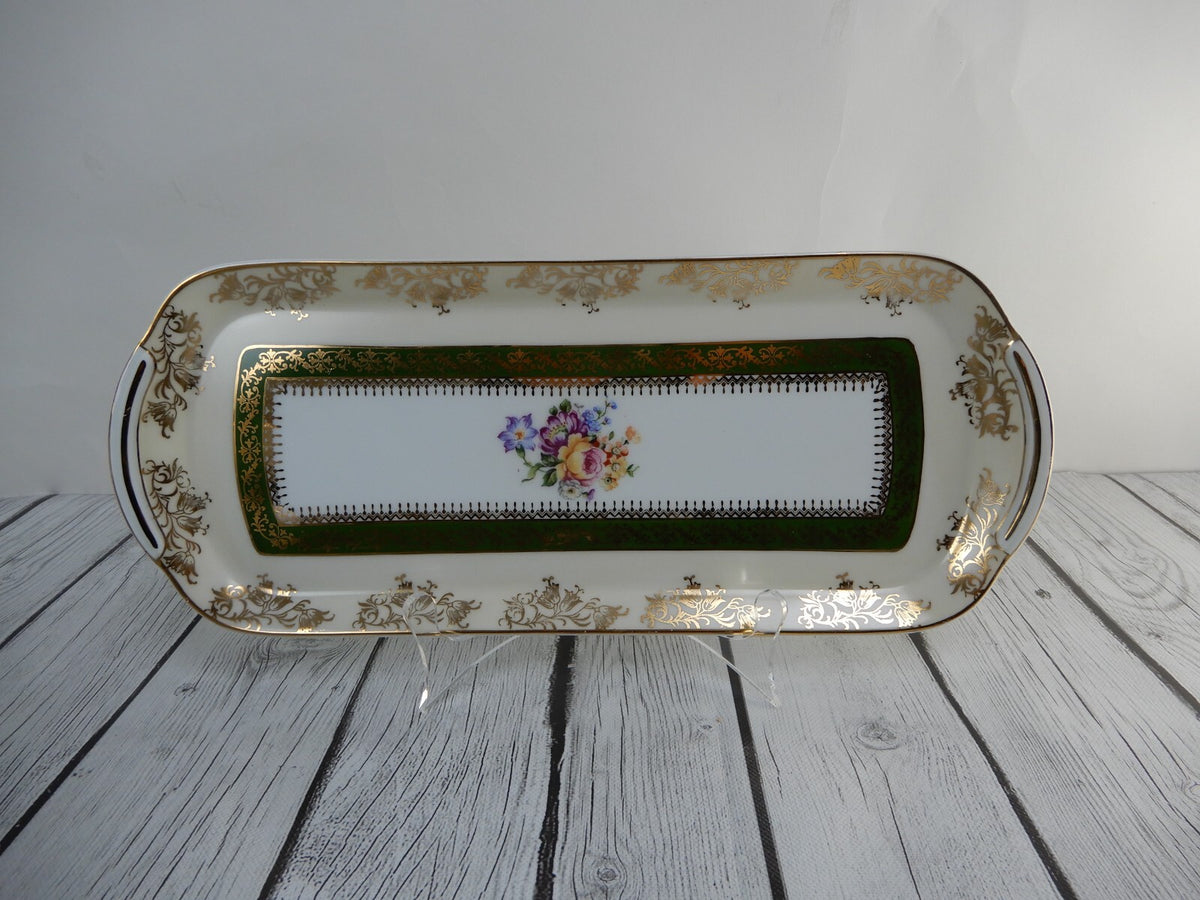 Vintage CH Field Haviland Limoges. Label de Qualite. 14-1/2" Tray