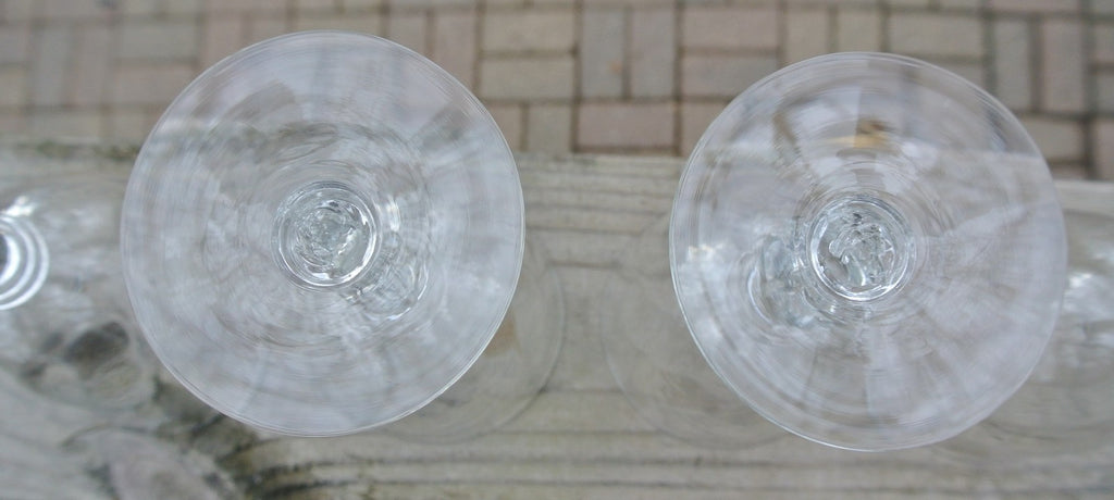 Set of 5 Crystal Waverly by HEISEY Wine Glasses