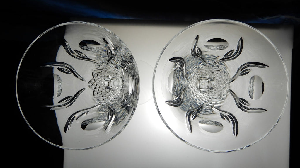 Set of 2 Vintage Waterford Heritage Flute Glasses 8 fl oz