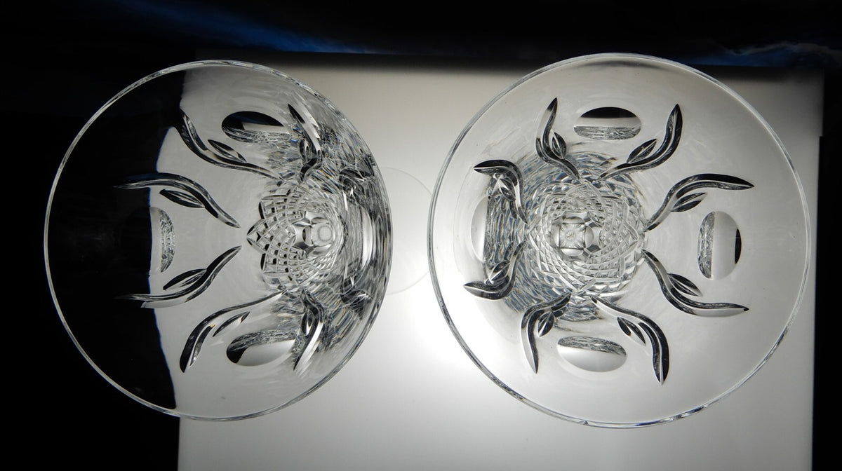 Set of 2 Vintage Waterford Heritage Flute Glasses 8 fl oz