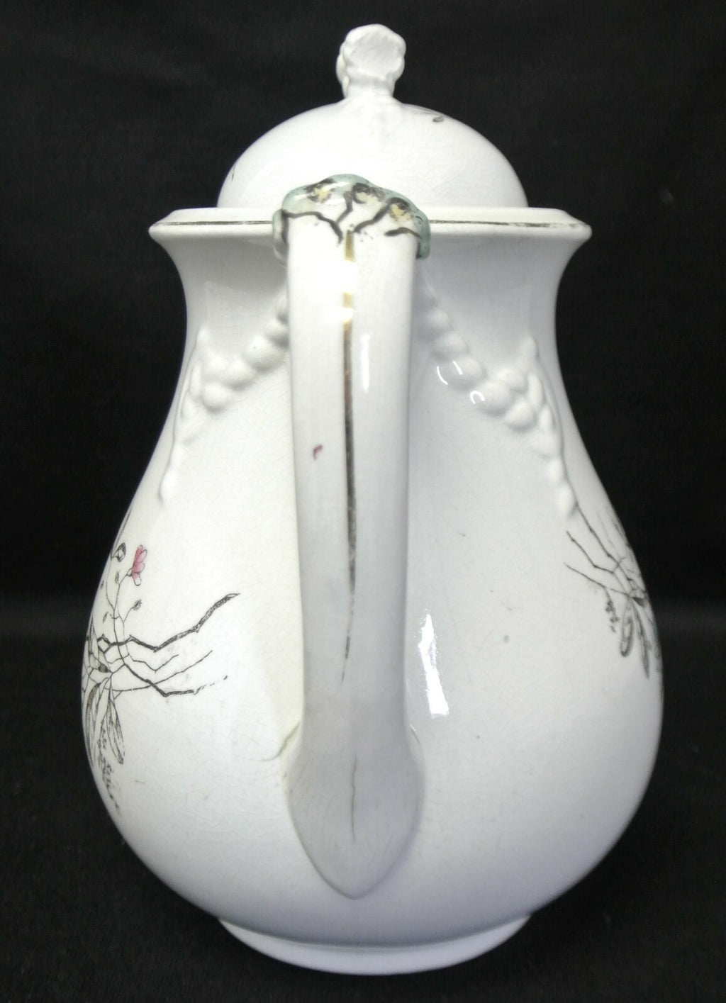 Antique Etruria Pottery (Ott & Brewer) of Trenton, N.J Coffee/Tea Pot