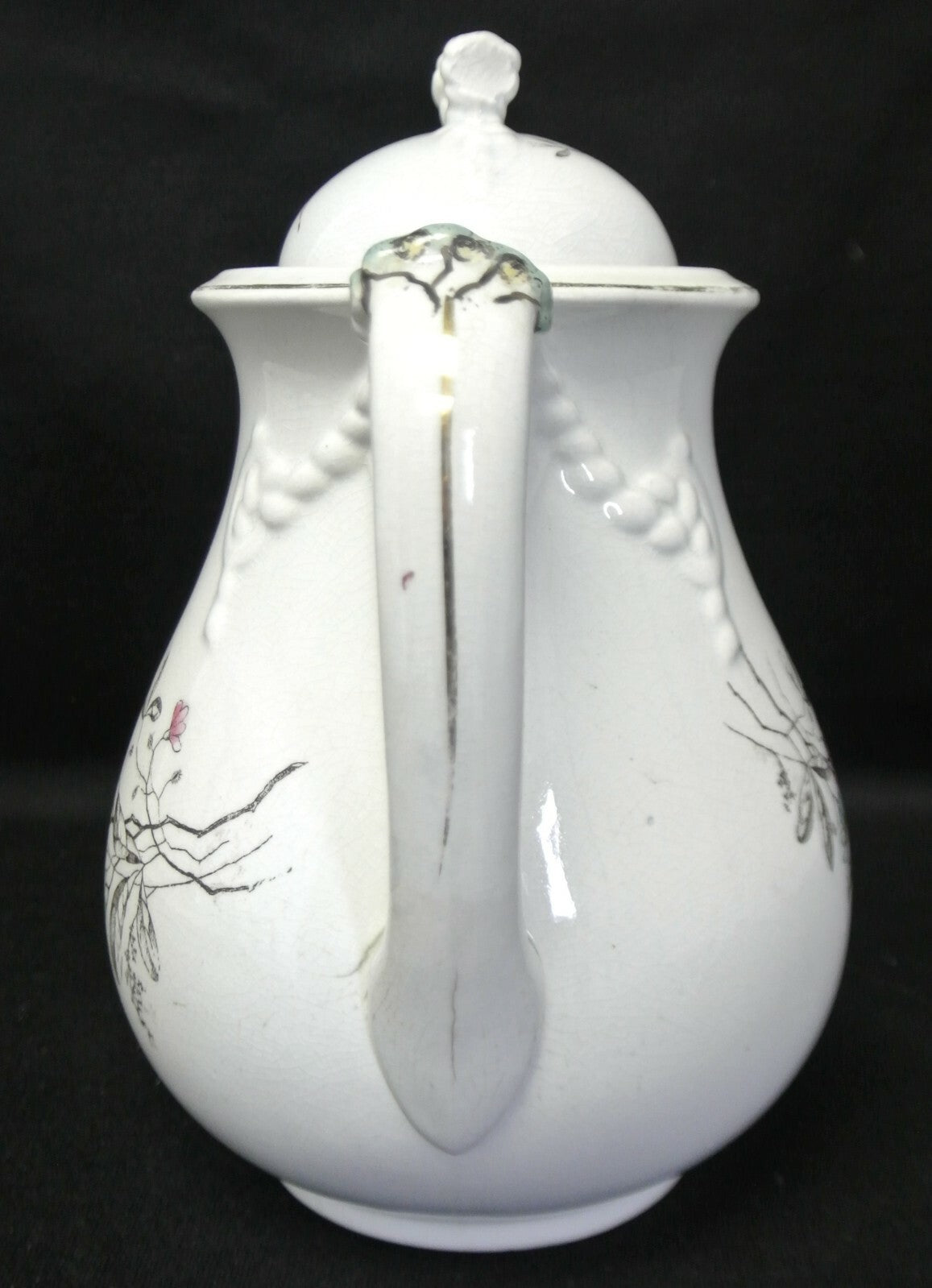 Antique Etruria Pottery (Ott & Brewer) of Trenton, N.J Coffee/Tea Pot