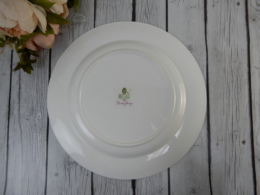 Vintage Wedgwood " Devon Sprays " 13-3/8" Chop Plate /Round Platter