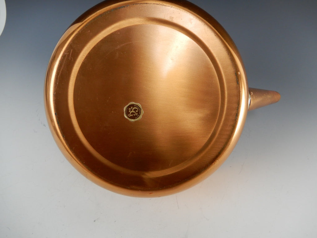 Vintage  Coppercraft Guild Copper & Brass Tea Pot / Kettle