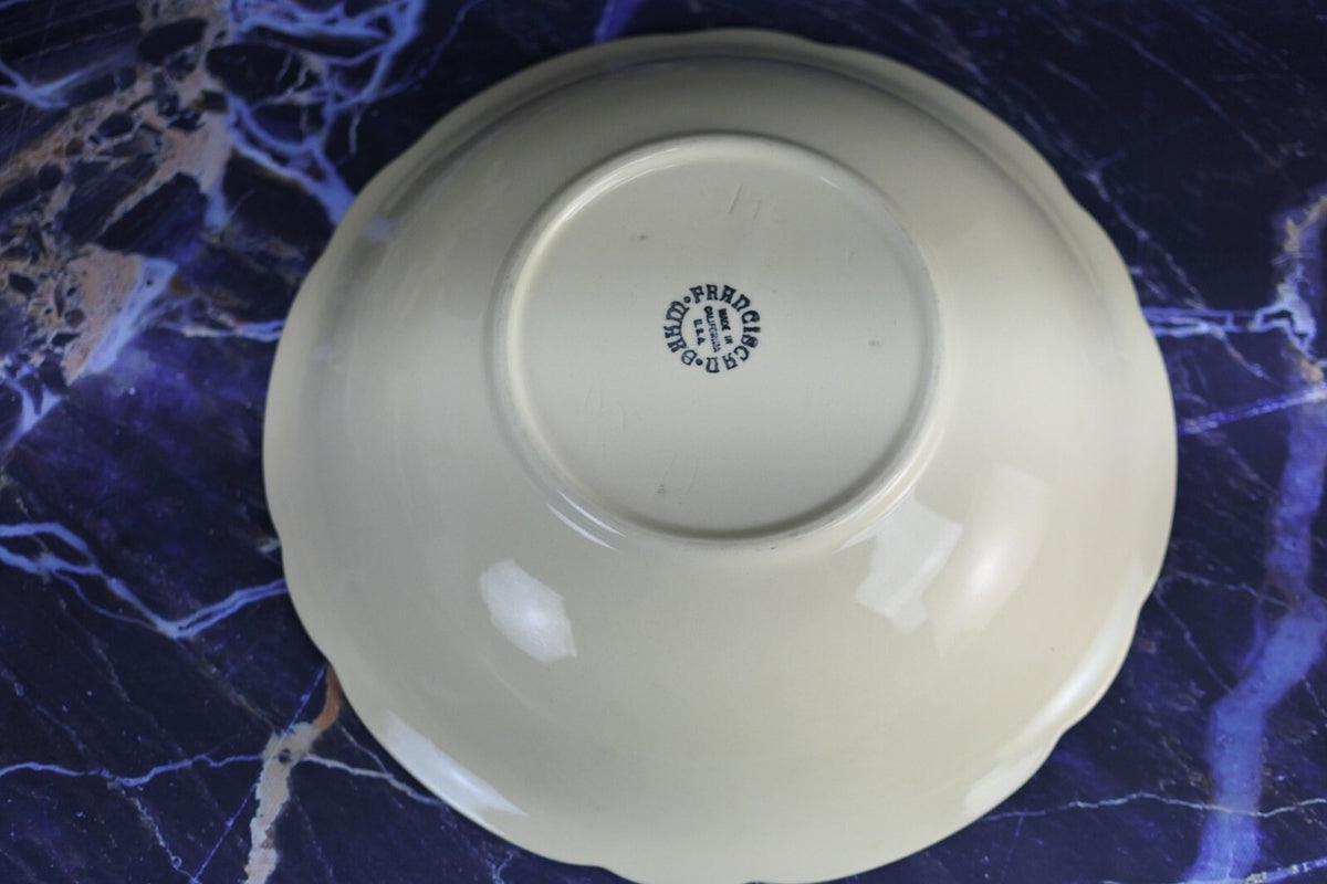 Franciscan Ware Floral Oval Serving Bowl Made In CA 9"