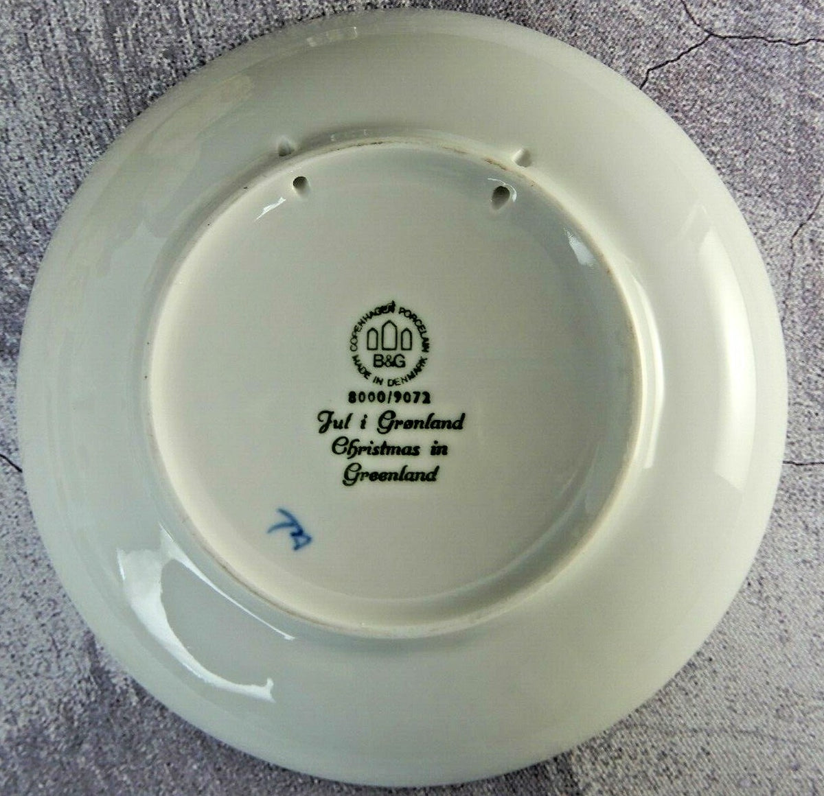 Set Of 5 Bing & Grondahl 1969, 1972-1975 Annual Christmas Decorative Plates