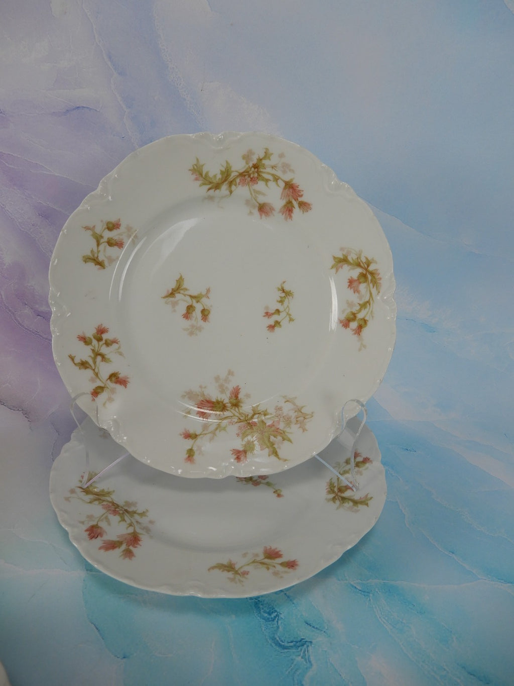 Vintage Haviland Limoges Schleiger 41 Made in France Set of Four 7-3/8" Plates