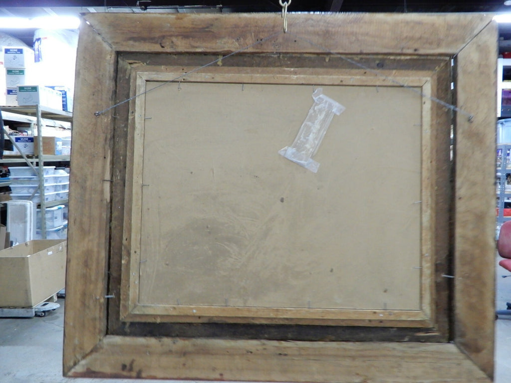 Vintage Print of  Travellers St. Paul's Churchyard With Ornate Picture Frame