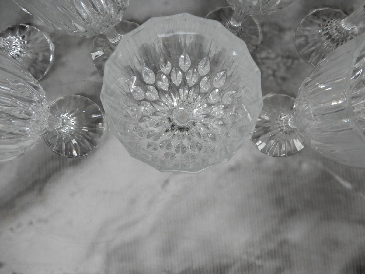 Set 7 Cristal D'Arques - Durand Bretagne Wine Glass - 6 1/2" Hold 6oz