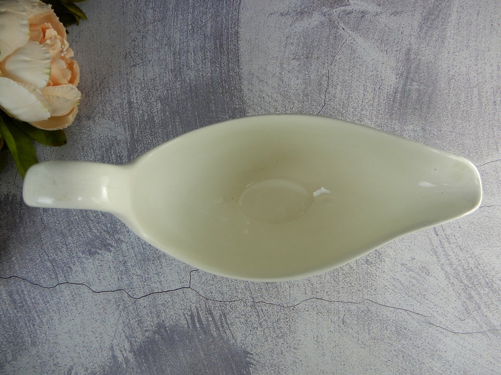 Vintage Wedgewood 'Conway' Gravy Boat And Creamer