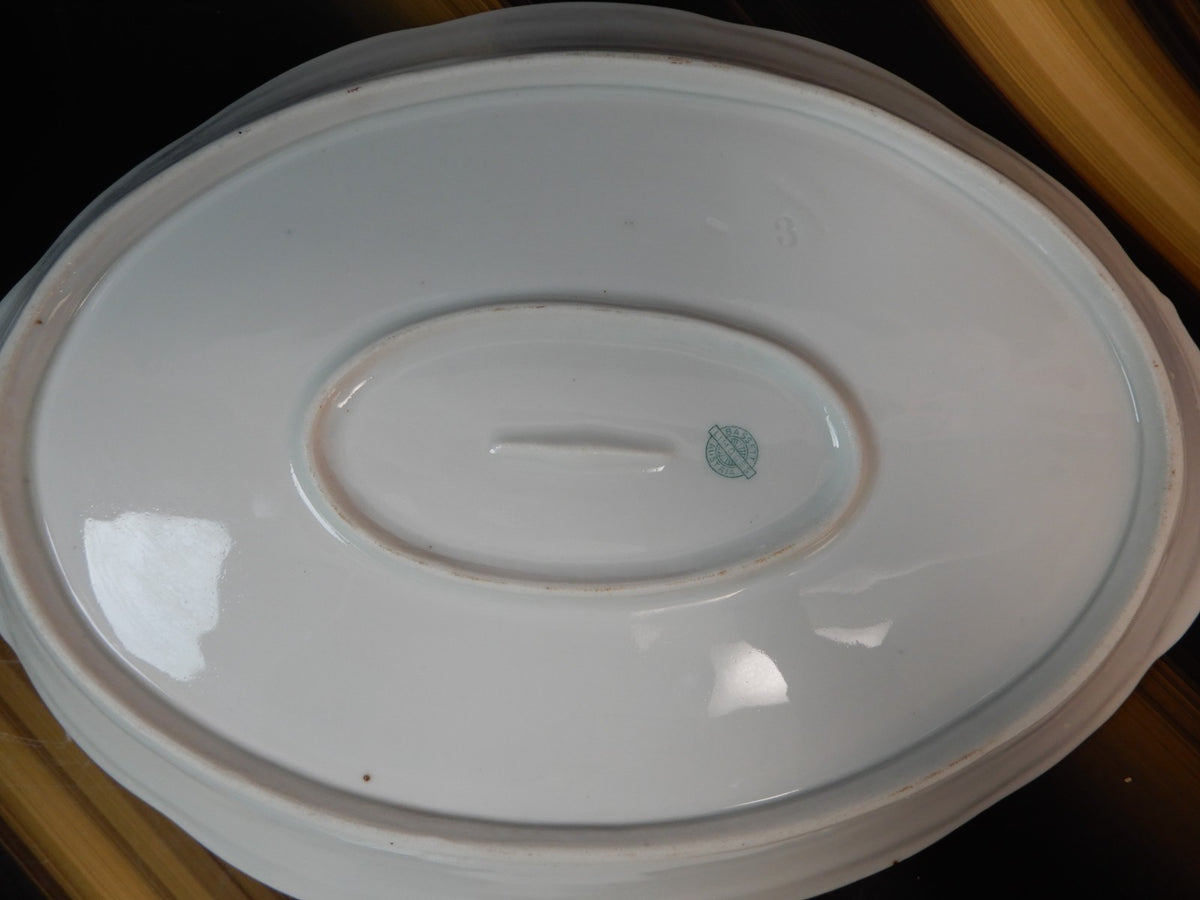 Vintage Bassett Limoges Austria "5789" Pattern Set of Two Platters
