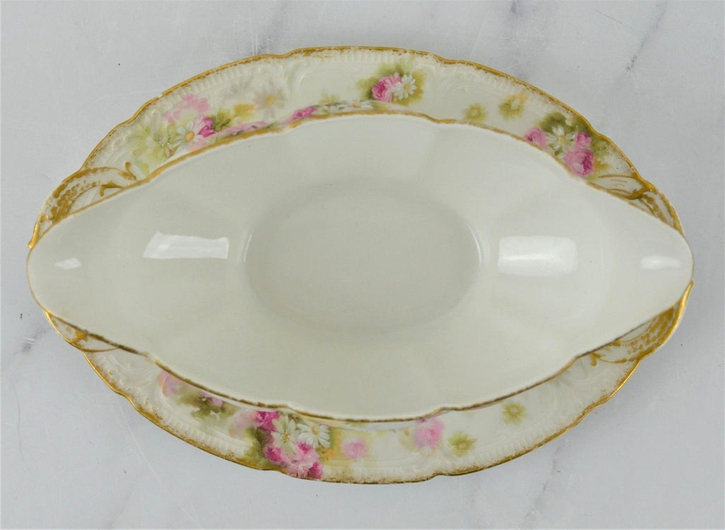 GDA-France Haviland Limoges Toronto Winnipeg Pattern Gravy Boat