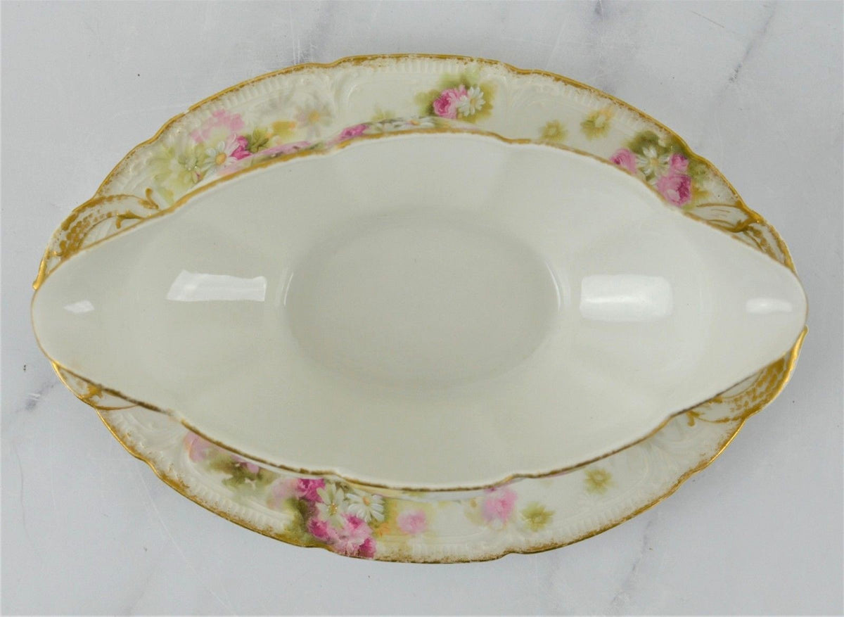 GDA-France Haviland Limoges Toronto Winnipeg Pattern Gravy Boat
