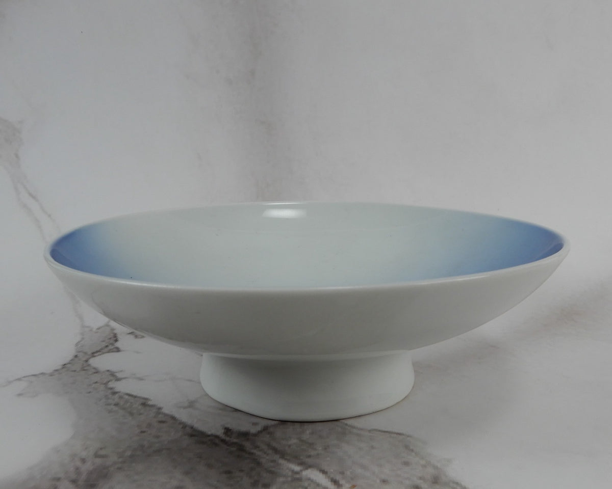 1950s Bing And Grondahl Denmark Edelweiss Blue Floral Compote/bonbonnière Dish