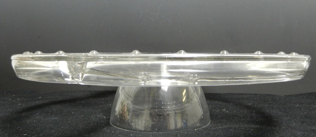 Multiuse Glass Server Punch Bowl,Chip and Dip Bowl, Cake Stand