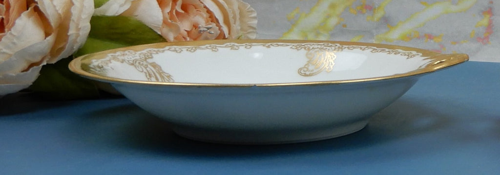 Antique Haviland France Gold Rim Haviland Limoges of France Bon Bon Serving Dish