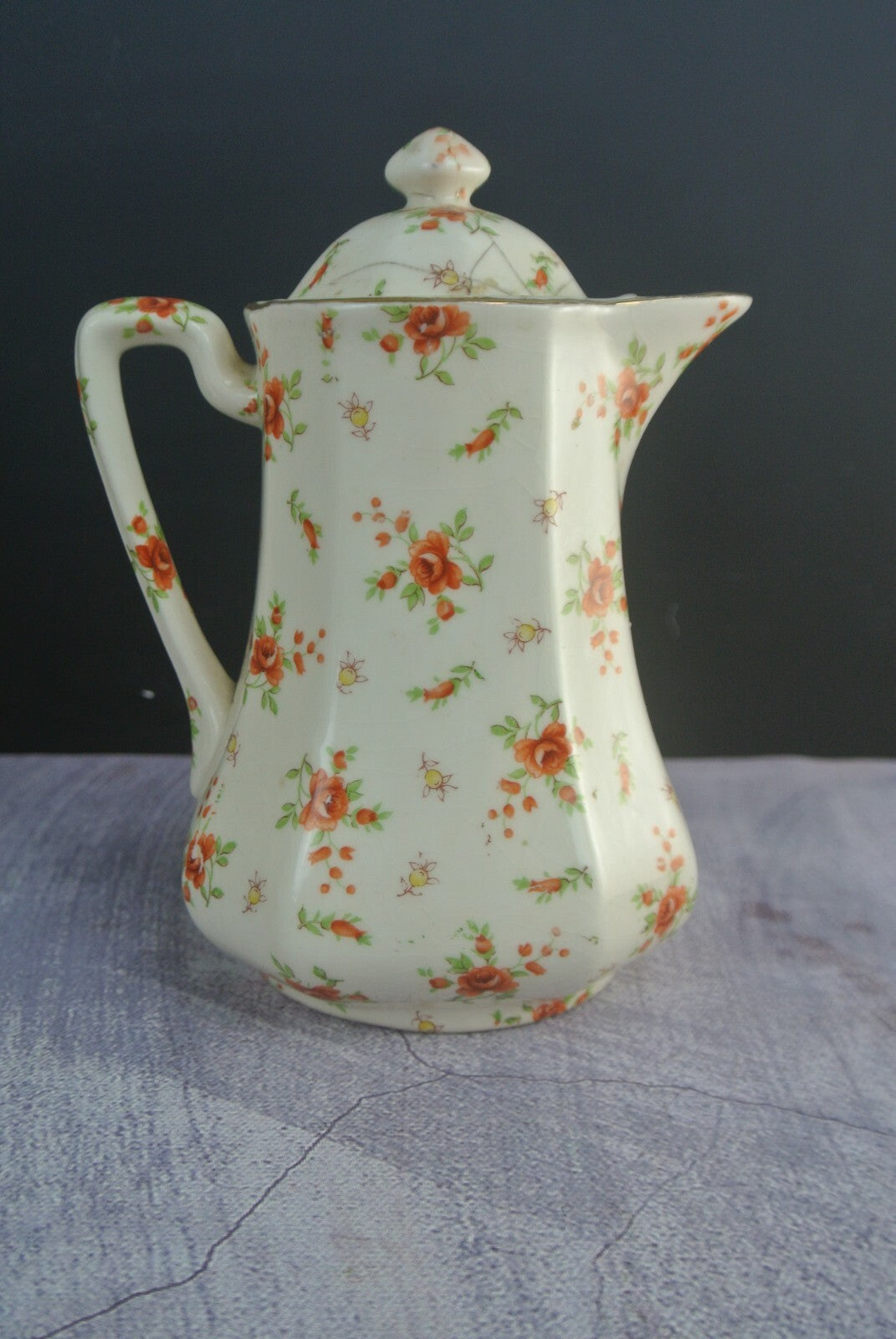 Vintage 3 Piece Floral Tea Set By MM by Moriyama Morimachi Japan