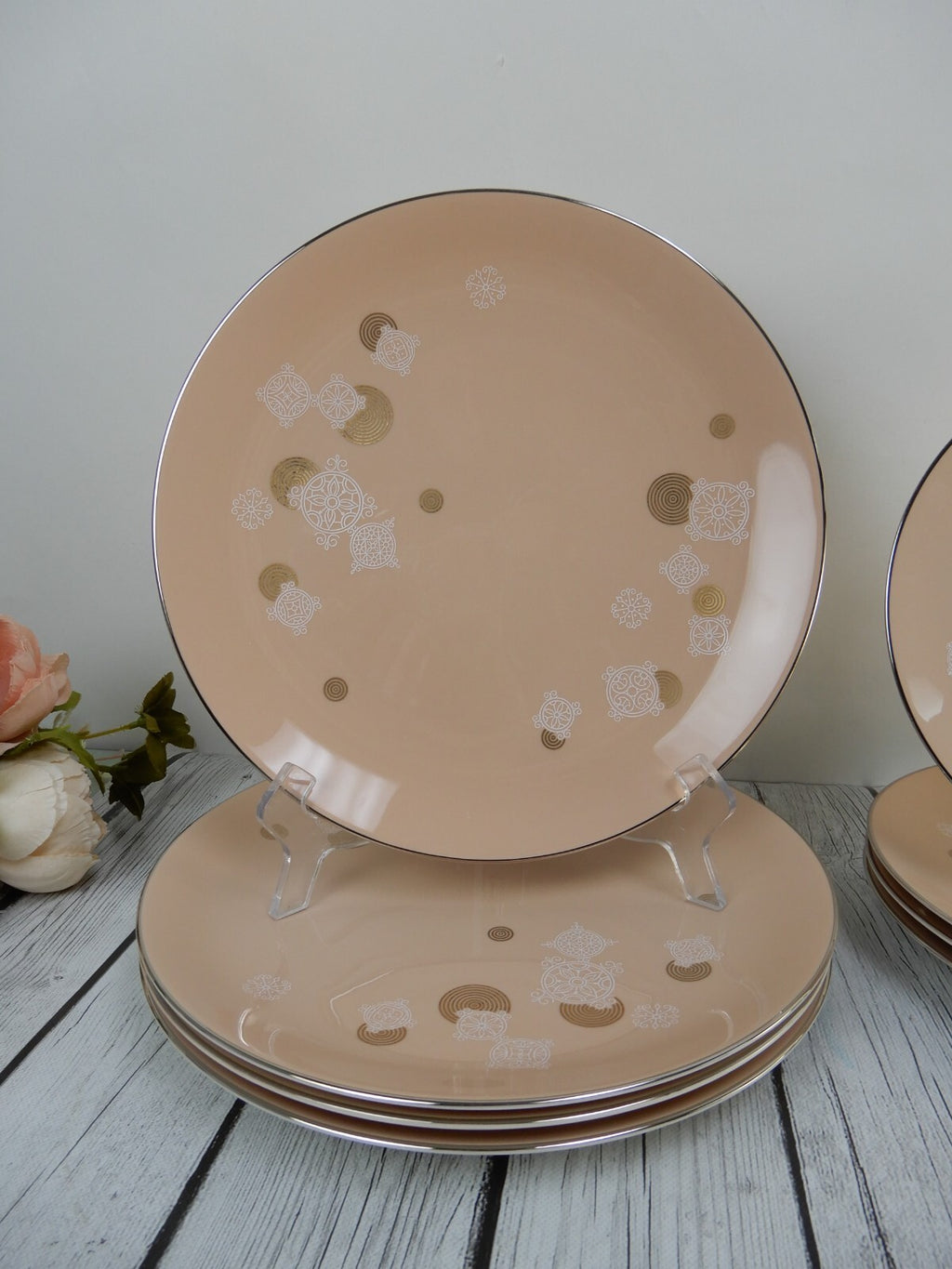 20- Piece Flintridge China "New Moon" 5 Piece Place Setting ~Service for- 4