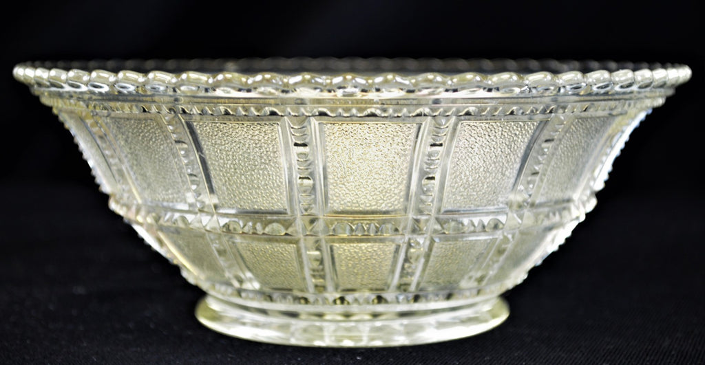 Orange Iridescent Glass Bowls Hobnail Design