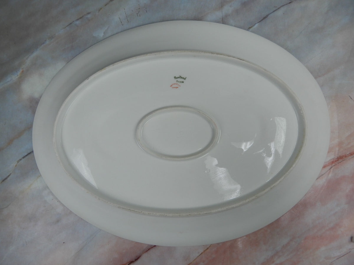 Set of 3 Vintage Platters Haviland Limoges Schleiger 61l Pattern