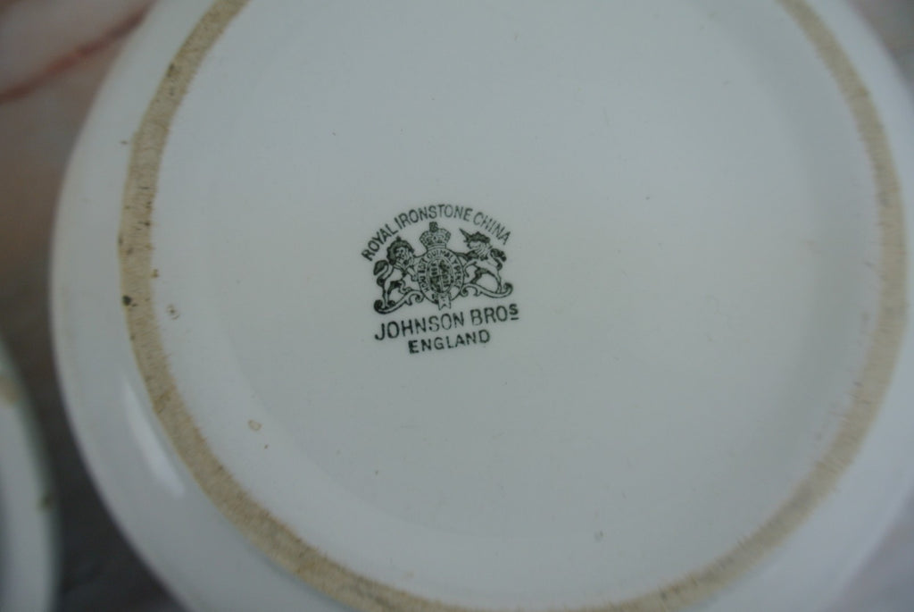 Antique Royal Ironstone China Johnson Bros. England Chamber Pot Circa 1888-1900