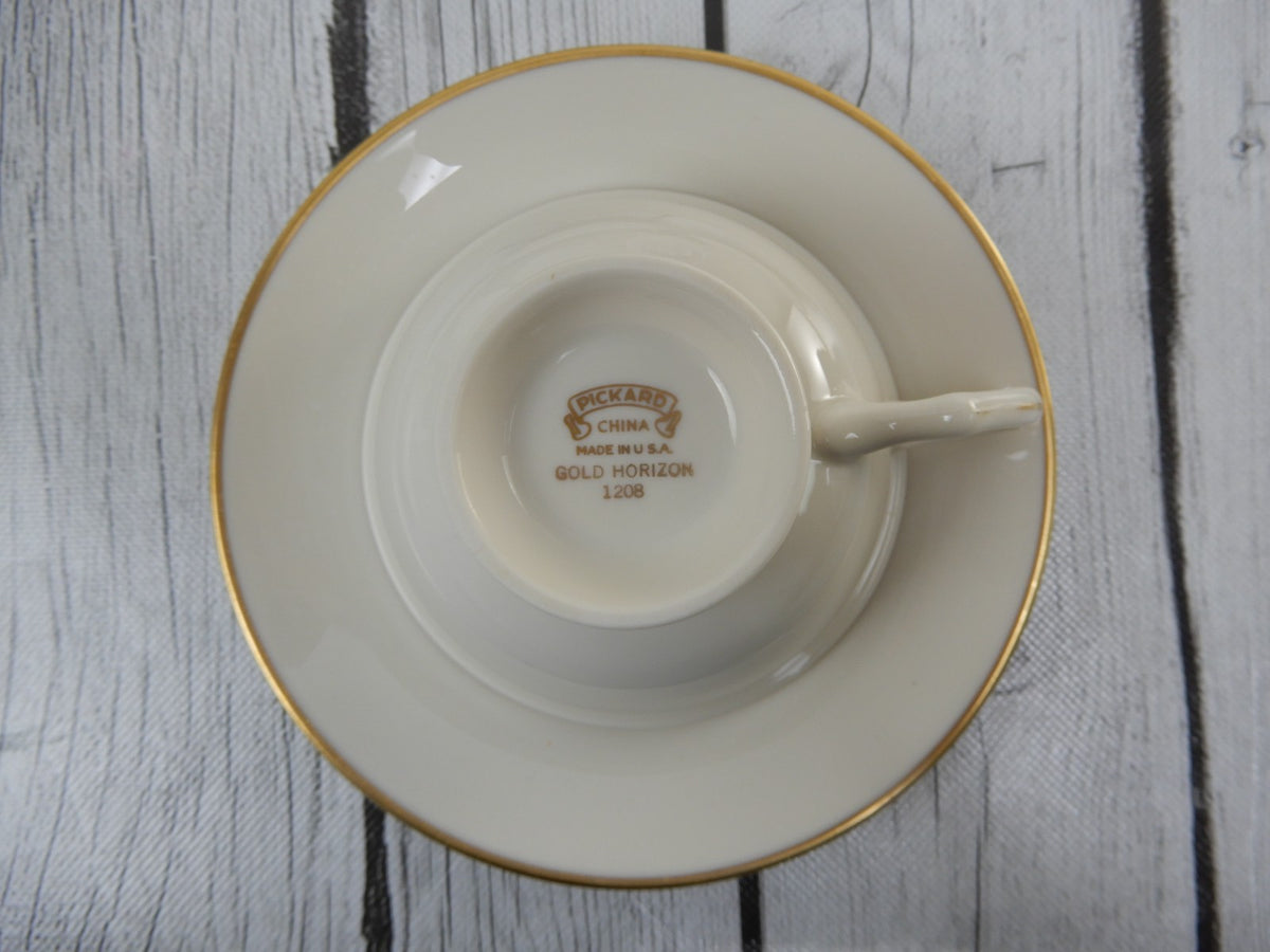 Vintage 30 Piece Pickard Gold Horizon~ 6 Place Setting Made in U.S.A.