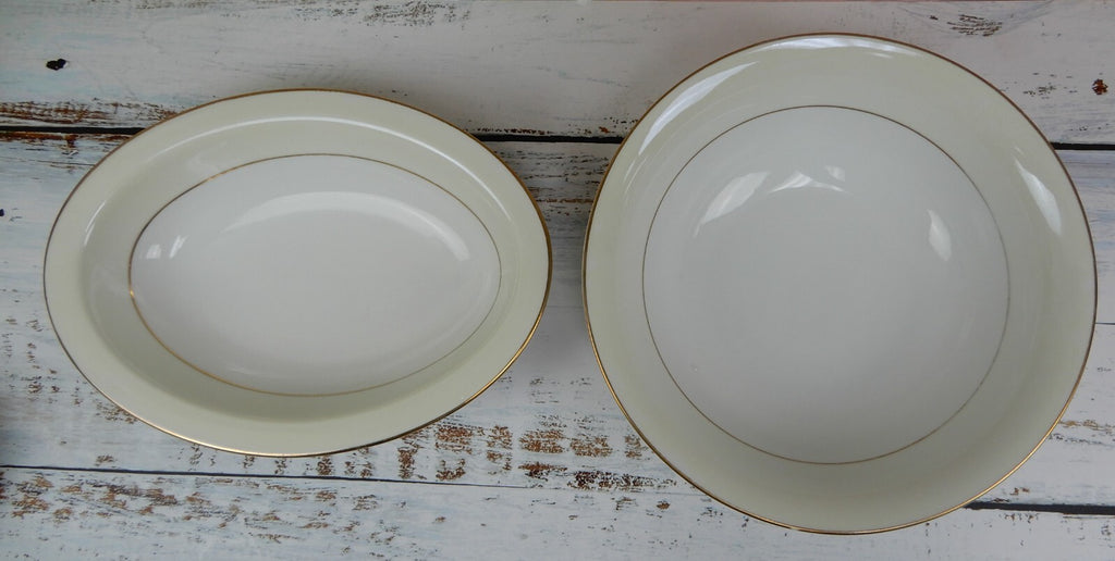 Set of 2 Serving Bowls Queen Pattern Heinrich & Co.Selb Bavaria