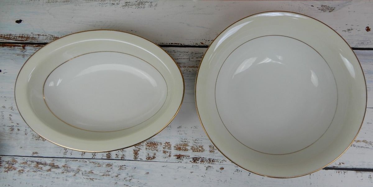 Set of 2 Serving Bowls Queen Pattern Heinrich & Co.Selb Bavaria