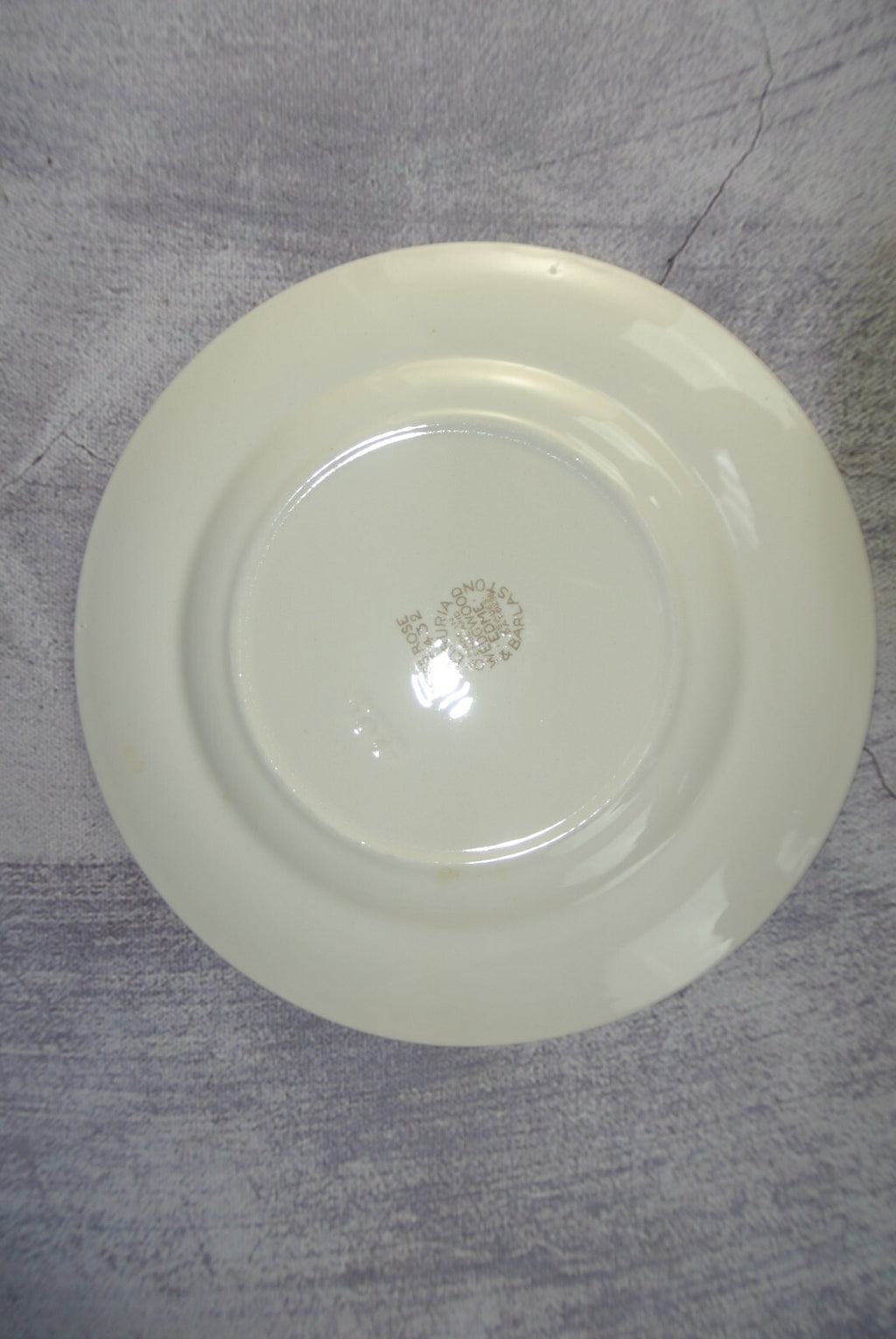 Vintage Wedgewood & Barlaston of Etruria "Moss Rose" B/B Plate Set Of 4