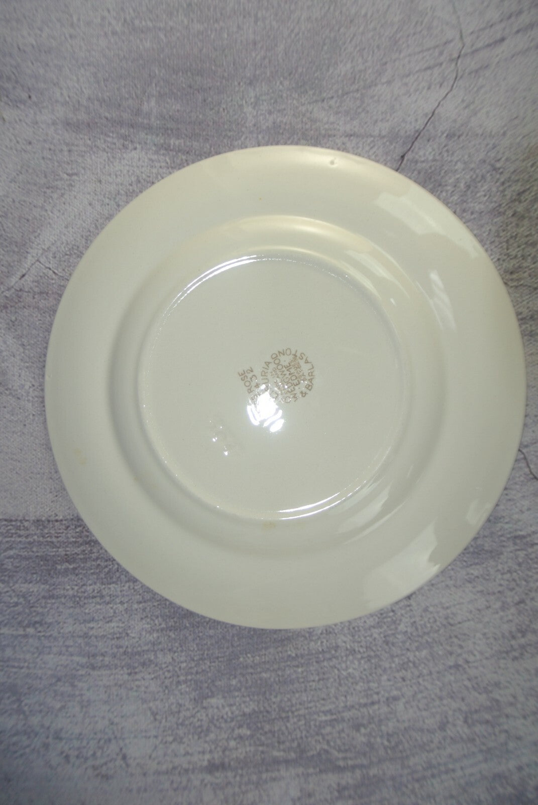 Vintage Wedgewood & Barlaston of Etruria "Moss Rose" B/B Plate Set Of 4