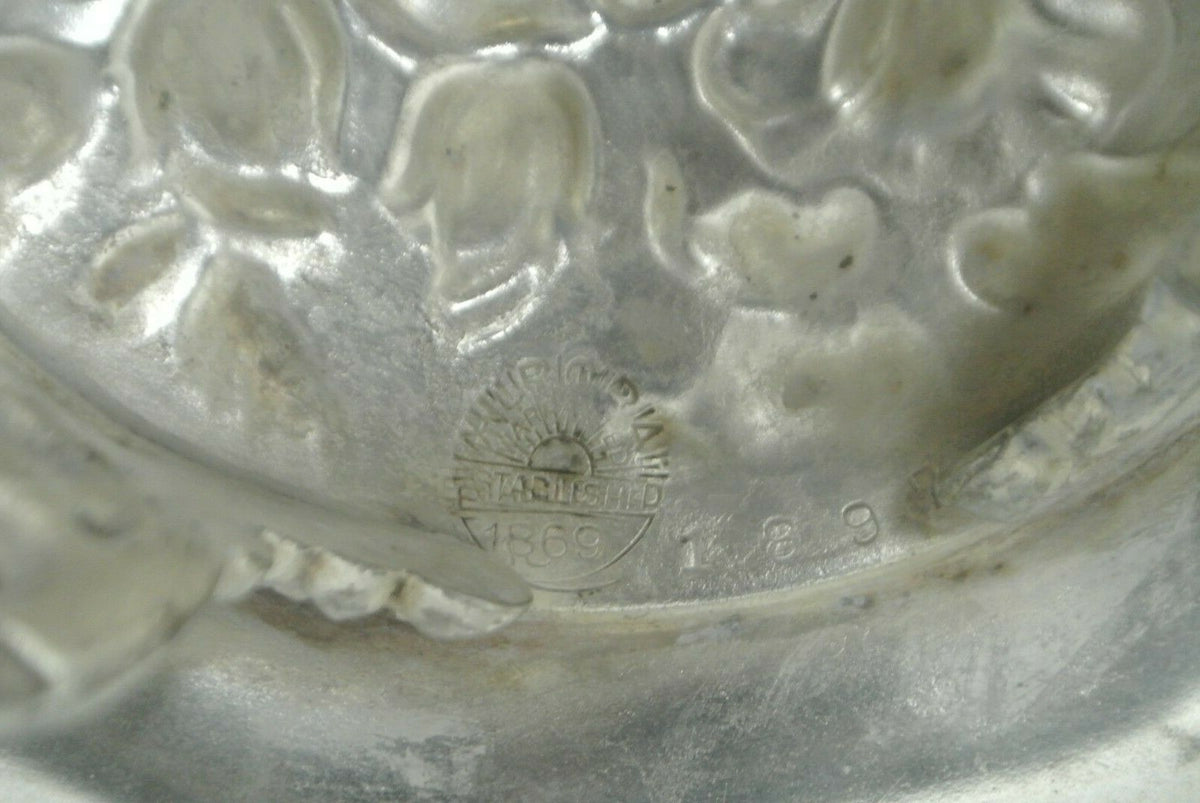 Vintage Aurora Warranted Established 1869 Brides Basket