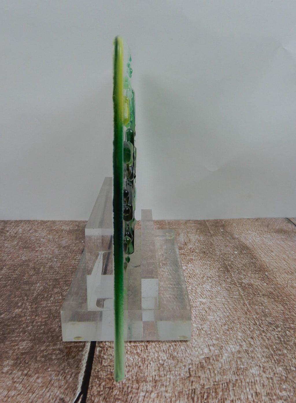 Moder Style Reverse Painted Glass Suncatcher 11-5/8" x 7"