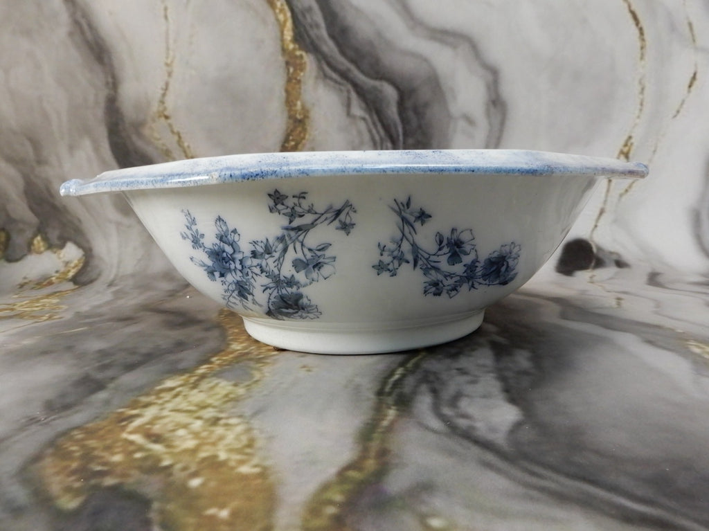 Antique WH Grindley Transferware Ironstone Wash Basin Bowl "Doreen Pattern"