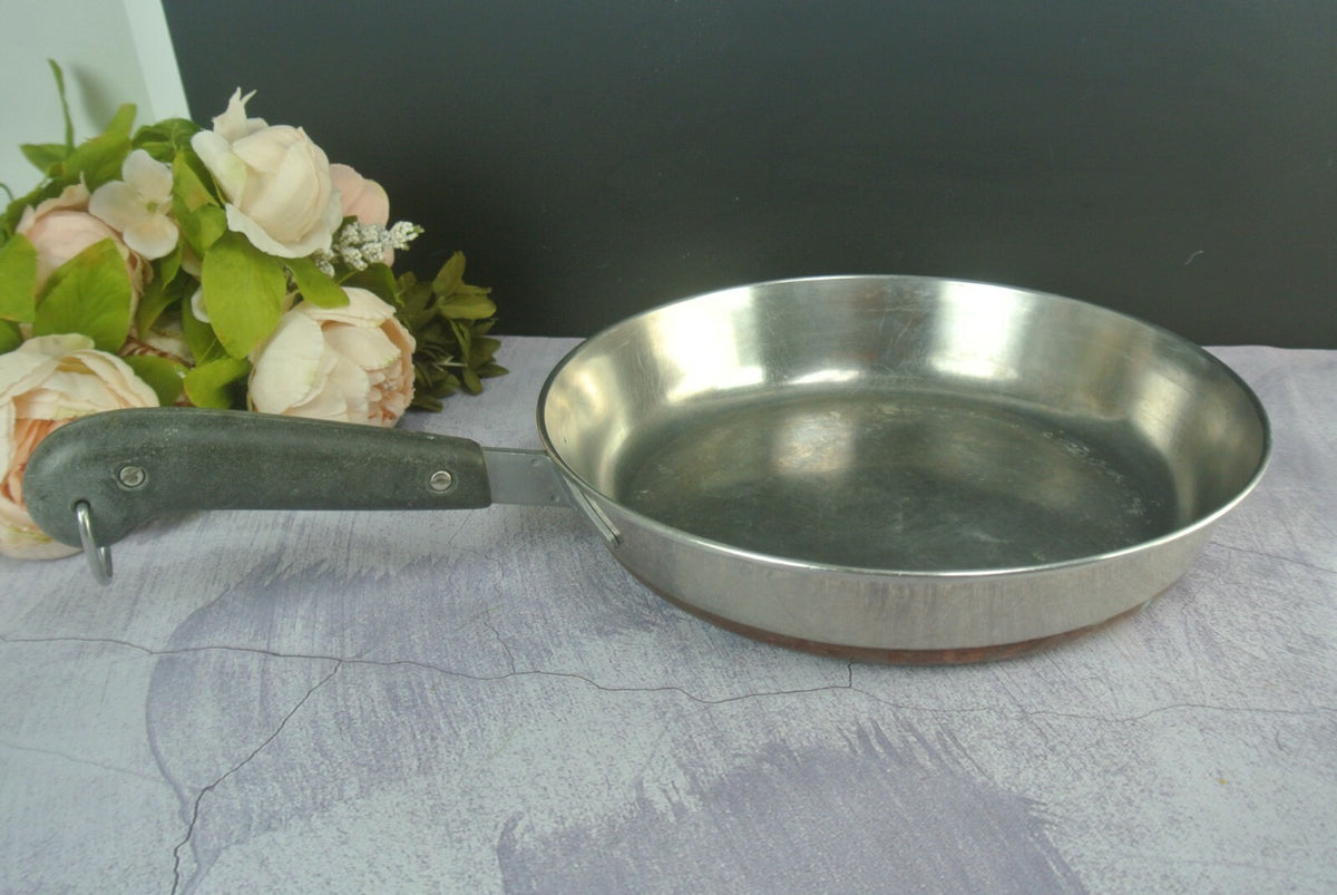 REVERE WARE 10 Inch Copper Clad Bottom Stainless Steel Frying Pan A