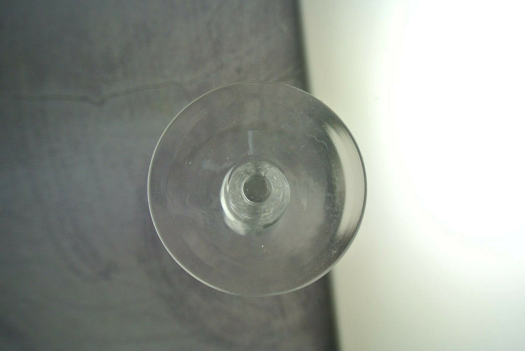 Lot Of 7 Clear Etched Pattern Cordial Glasses *CHIPPED*