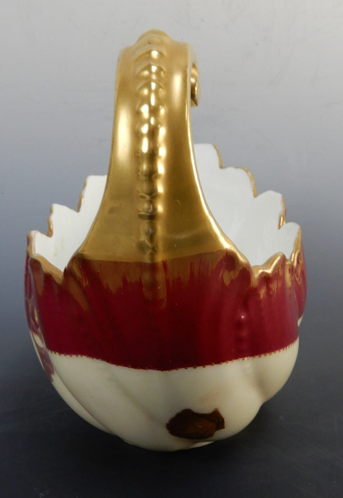 Vintage Limoges Alfred Lanternier AL Anchor 1890s Mark Gravy Bowl NO UNDER-PLATE