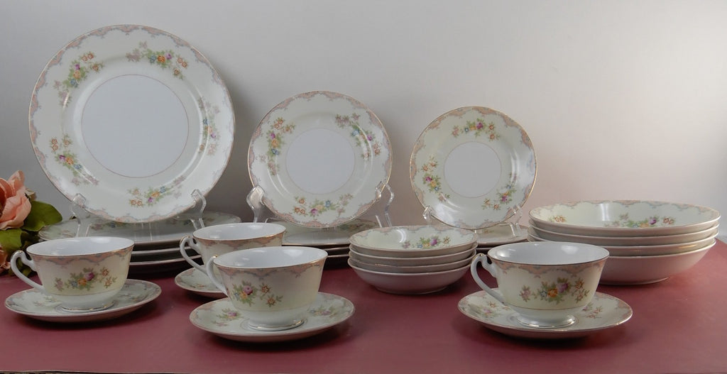 28 Pc 7-Piece 4 Place Setting "Mayfair China" Made in Japan