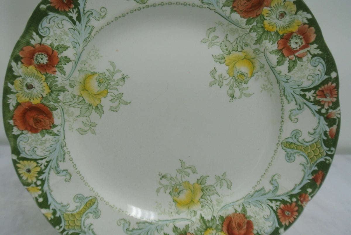 Set of 3 Antique Belmont J.H.W & Sons England Dinner Plates 'B'
