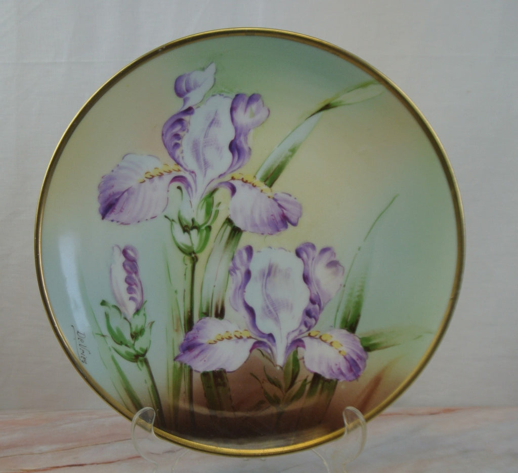 Royal Vienna Hand Painted Signed Cabinet Plate Bavaria Z.S.Co  11-1/2"