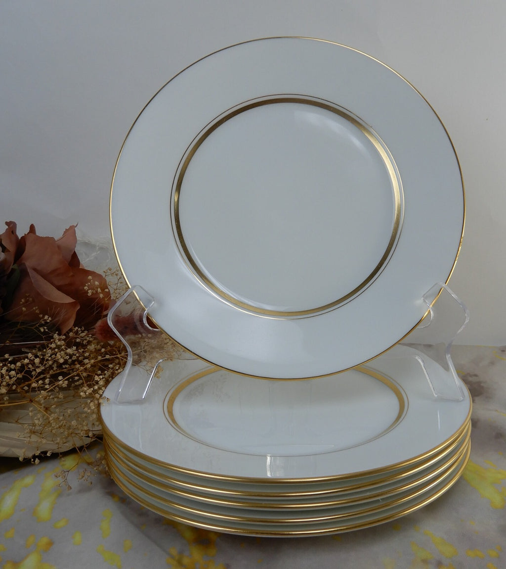 Vintage Oxford by Lenox USA Andover  Bone China. Set of 6 Salad Plates