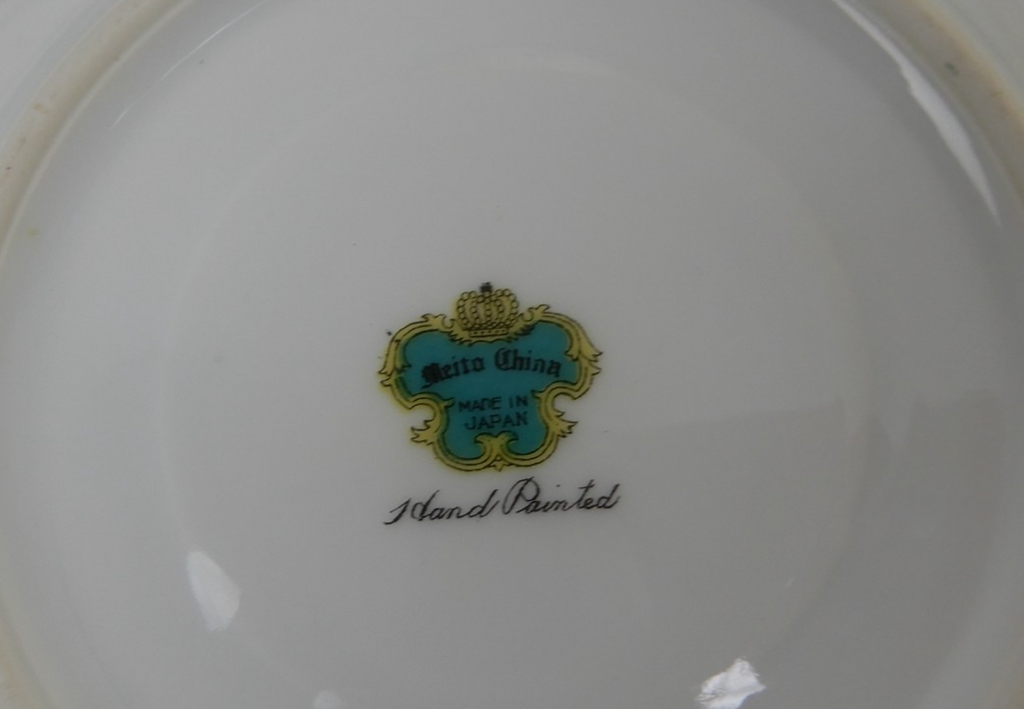 Vtg. Meito China Hand Painted Floral Oval Bowl,Relish Dish, Gravy Bowl