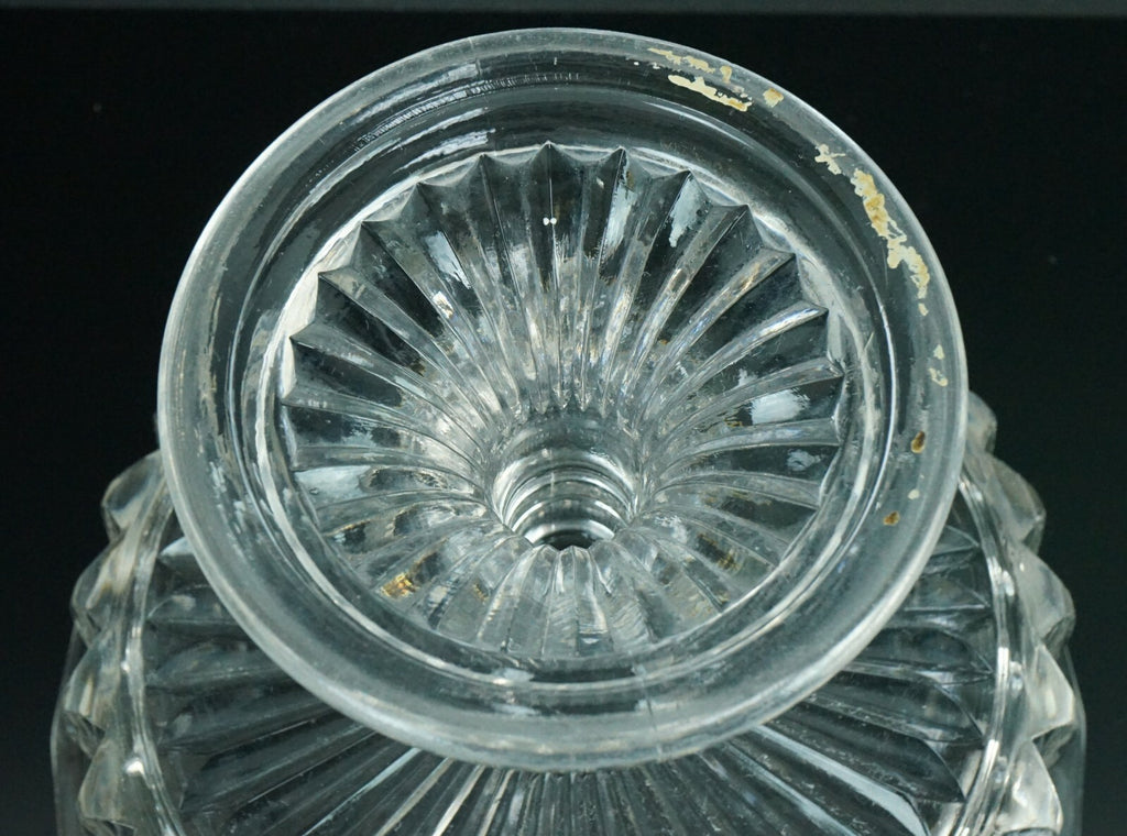 vintage Pressed Glass Pedestal Compote Candy Dish/Bowl Home Decor