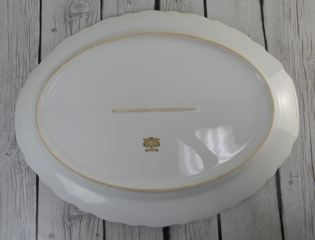 Vintage Noritake China "Schenley " Pattern Japan ~Two Platters, One Oval Bowl