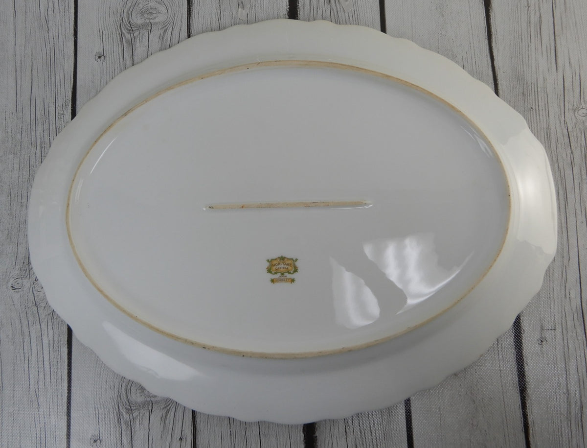 Vintage Noritake China "Schenley " Pattern Japan ~Two Platters, One Oval Bowl