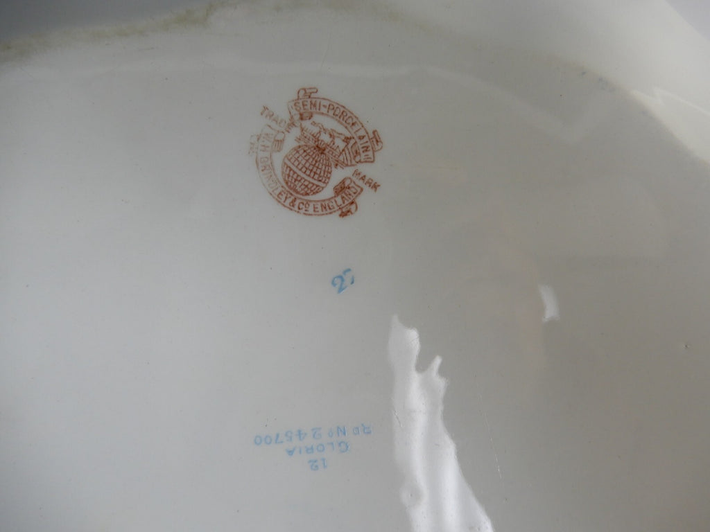 Antique W.H Grindley & Co. England Gloria pattern 14" Platter Made in England