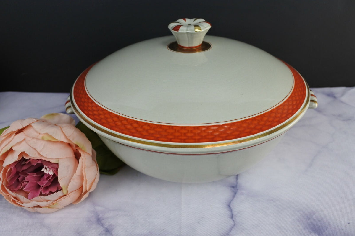Aluminia Royal Copenhagen Oranja Tureby Serving Tureen W/ Lid