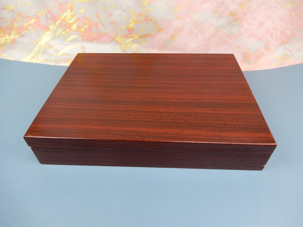 Vintage IS Chest Silverware Flatware Storage Wood Box /Chest That Needs Repair